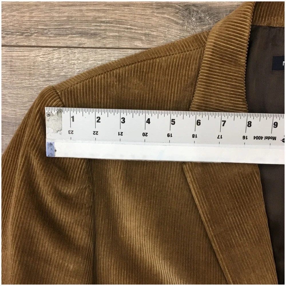 NAUTICA Men Corduroy Blazer Sport Coat Casual Jacket Size 2XL (48L) Suit (FLAWS)